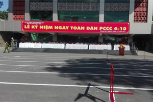 Thử nghiệm sản phẩm tại “Lễ kỷ niệm ngày Toàn dân PCCC 4-10 ” tại Đồng Nai