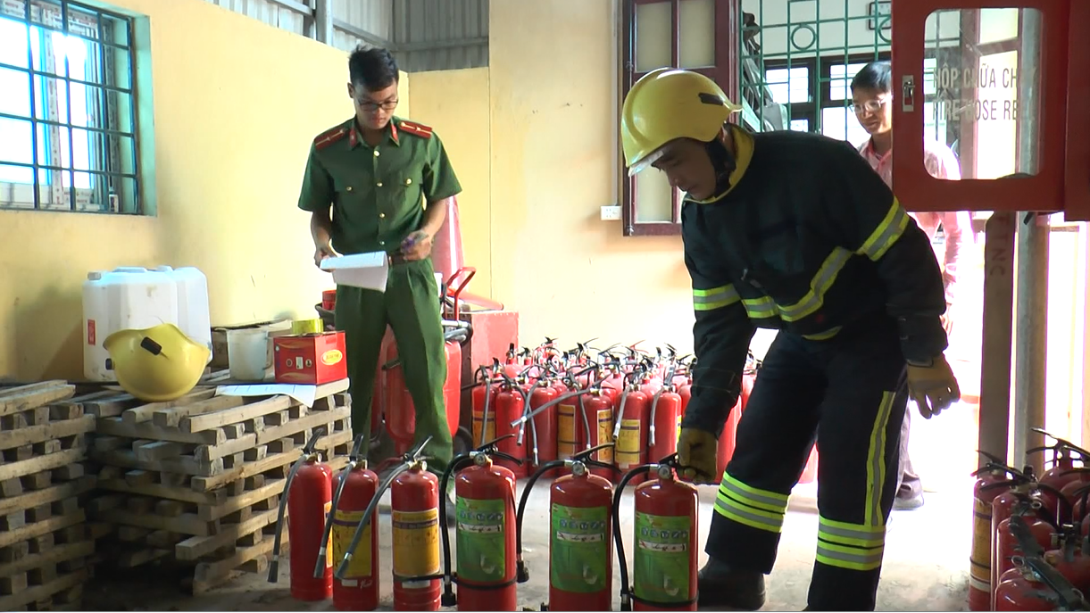 Sản phẩm NHUANPHAT ECO FIRE trong phóng sự “Dấu ấn cảnh sát PC&CC tỉnh Bắc Ninh”.