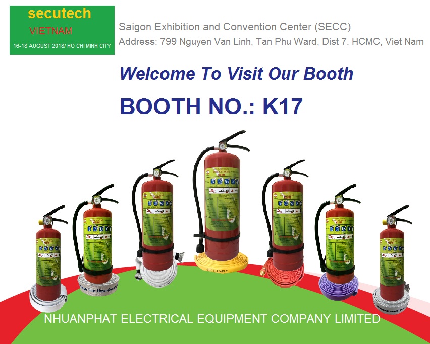 HOẠT ĐỘNG CỦA NHUẬN PHÁT TẠI TRIỂN LÃM FIRE SAFETY & RESCUE SECUTECH 2018